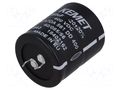 Capacitor: electrolytic; SNAP-IN; 560uF; 400VDC; Ø35x40mm; ±20% KEMET ALA7DA561DD400