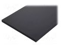 Sheet; Dim: 300x500mm; Thk: 15mm; black; 0.15m2 MITSUBISHI CHEMICAL ADV. MATERIALS 17001194B015030005