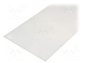 Sheet; Dim: 497x1000mm; Thk: 5mm; natural; 0.5m2 MITSUBISHI CHEMICAL ADV. MATERIALS 30001194N005050010