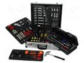 Kit: keys; 6-angles,socket spanner; 119pcs. GOLDTOOL GT-5000