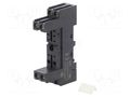 Socket; PIN: 8; 10A; 250VAC; on panel,for DIN rail mounting HONGFA RELAY 14FF-2Z-C2
