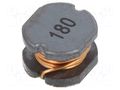 Inductor: wire; SMD; 18uH; 100mΩ; ±20%; 7x7.8x5mm; 1.8A; -40÷125°C TRACO POWER TCK-071