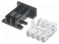 Fiber for LED; 3.9x1.7mm; No.of mod: 4; rectangular; Front: flat MENTOR 1278.1004