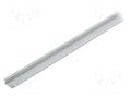 Profiles for LED modules; white; L: 1m; BEGTIN12; aluminium TOPMET TOP-BEGTIN12/WH-1M