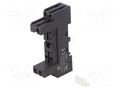 Socket; PIN: 5; 10A; 250VAC; on panel,for DIN rail mounting HONGFA RELAY 14FF-1Z-C2