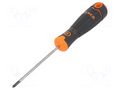 Screwdriver: standard; Pozidriv®; PZ0; Blade length: 75mm BAHCO SA.B193.000.075