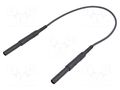 Test lead; 6kVDC; 6kVAC; 16A; banana plug 4mm,both sides; Len: 2m SCHÜTZINGER HSPL8568200-SW