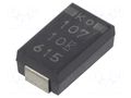 Capacitor: tantalum-polymer; low ESR; 100uF; 6.3VDC; C; 2312; SMD KEMET T520C107M006ATE025