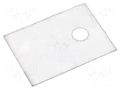 Heat transfer pad: mica; TO220; 1.2K/W; L: 18mm; W: 13mm; Thk: 0.1mm NINIGI MICA-TO220