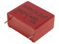 Capacitor: polypropylene; 2.2uF; 15x26x31.5mm; THT; ±10%; 27.5mm WIMA MKP4-2.2U/400