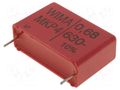 Capacitor: polypropylene; 680nF; Uoper: 630VDC; Uoper max: 630VDC WIMA MKP4-680N/630