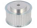 Belt pulley; AT10; W: 50mm; whell width: 66mm; Ø: 100mm; aluminium OPTIBELT 66-AT10-32-200ZA