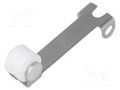 Lever with roller; DC; 19mm; Colour: silver; DC ZF 7140260