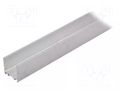 Profiles for LED modules; natural; L: 1m; VARIO30-08; aluminium TOPMET TOP-VARIO30-08-1M