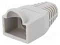 RJ45 plug boot; 6.5mm; grey LOGILINK LOG-MP0063