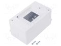Enclosure: for modular components; IP20; white; No.of mod: 3; MINI ELEKTRO-PLAST NASIELSK EPN-2303-00