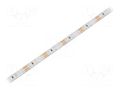 LED tape; yellow; 2835; LED/m: 96; 8mm; white PCB; IP65; 15W/m; 12VDC WISVA OPTOELECTRONICS HH-YLOG-2835FWAA