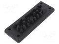 Multigate grommet; black; Holes no: 25; -40÷90°C; IP55 TRELLEBORG MH25-IP55-RAL9005