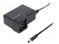 Power supply: switching; mains,plug-in; 18VDC; 3.33A; 60W; 88% MEAN WELL GEM60I18-P1J