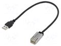 USB/AUX adapter; Fiat; USB B mini socket PER.PIC. USB.FIAT.04
