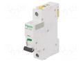 Circuit breaker; 230VAC; Inom: 25A; Poles: 1; Charact: B; 10kA; IP20 SCHNEIDER ELECTRIC A9F06125