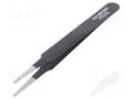 Tweezers; Blade tip shape: rounded; Tweezers len: 120mm; ESD ENGINEER FUT.PTZ-62