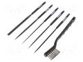 Kit: files; planisher; Overall len: 200mm; 100mm; bag; 5pcs. ENGINEER FUT.TFS-20