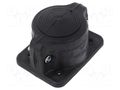 Grommet; black; Holes no: 1; -40÷90°C; UL94V-0; 8÷67mm; IP55 TRELLEBORG MC1-IP55-R9005-V0