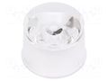 LED lens; round; colourless; 30°; with holder OPTOSUPPLY OEHW2030GF