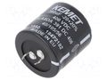 Capacitor: electrolytic; SNAP-IN; 390uF; 400VDC; Ø35x35mm; ±20% KEMET ALA8DA391DC400