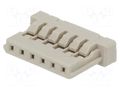 Connector: wire-board; plug; female; PIN: 6; SignalBee; straight HIROSE DF14-6S-1.25C