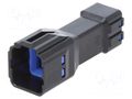 Connector: wire-wire; plug; male; EnerBee; PIN: 3; straight; crimped HIROSE DF63W-3EP-3.96C