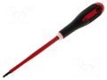 Screwdriver: insulated; hex key; HEX 3mm; Blade length: 75mm BAHCO SA.BE8703S