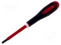 Screwdriver; insulated; hex key; HEX 5mm; Blade length: 75mm BAHCO SA.BE8705S