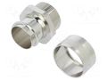 Straight terminal connector; Thread: metric,outside; brass; IP54 ANAMET EUROPE FCD/FCE25-M25-FF