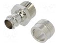 Straight terminal connector; Thread: metric,inside; brass; IP40 ANAMET EUROPE FCEN12-M16-FF