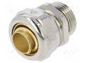 Straight terminal connector; Thread: metric,inside; brass; IP40 ANAMET EUROPE FCEN12-M16-CF