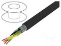 Wire; UNITRONIC® Li2YCYv (TP); 2x2x0.22mm2; PVC; black; 50V LAPP LI-2YCYV-2X2X0.22