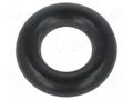 O-ring gasket; NBR caoutchouc; Thk: 3mm; Øint: 6mm; black ORING USZCZELNIENIA TECHNICZNE O-6X3-70-NBR