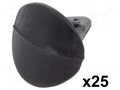 Trim clip; 25pcs; Fiat; OEM: 7684263; L: 17.3mm; polyamide; black ROMIX RX-10134
