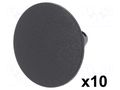 Trim clip; 10pcs; Fiat; OEM: 82450771; L: 19.1mm; polyamide; black ROMIX RX-10169