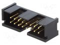 Connector: IDC; socket; male; PIN: 16; straight; THT; 2.54mm; 2x8 TE Connectivity 5103309-3