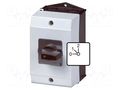 Switch: step cam switch; Stabl.pos: 3; 20A; 0-1-2; in housing EATON ELECTRIC T0-1-8240/I1