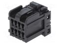 Connector: wire-board; plug; female; .040 MULTILOCK; PIN: 8; black TE Connectivity 174044-2