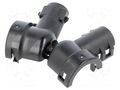 Cable hood and fastener; angled 90°; 8.5mm TE Connectivity 965577-1