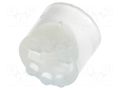 Spacer sleeve; LED; Øout: 5.1mm; ØLED: 5mm; L: 3.6mm; natural DREMEC DR8GE04V80383