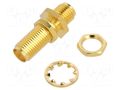 Coupler; RP-SMA male,SMA female; reverse; straight; 50Ω; PTFE AMPHENOL RF 132170RP
