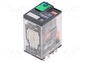 Relay: electromagnetic; DPDT; Ucoil: 24VDC; Icontacts max: 5A SCHNEIDER ELECTRIC RXM2AB2BD