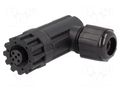 Connector: M12; plug; PIN: 5; female; 250V; angled 90°; IP67,IP68 AMPHENOL LTW 12P-05BFFB-SR7001