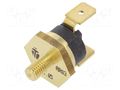 Sensor: thermostat; SPST-NC; 180°C; 16A; 250VAC; connectors 6,3mm TOMIC AR03W3S2-180